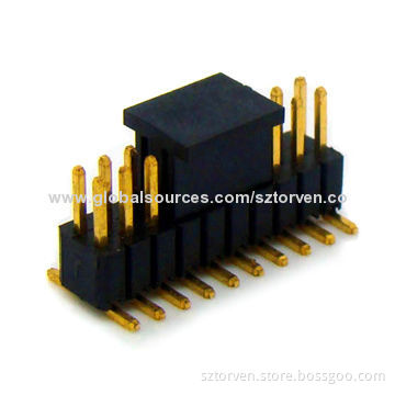 Pin Header, 1.27mm Pitch Dual-row SMD Type, 4-100-pin with Lift Cap